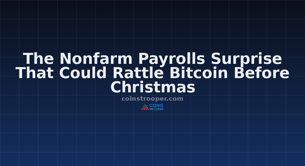 The Nonfarm Payrolls Surprise That Could Rattle Bitcoin Before Christmas