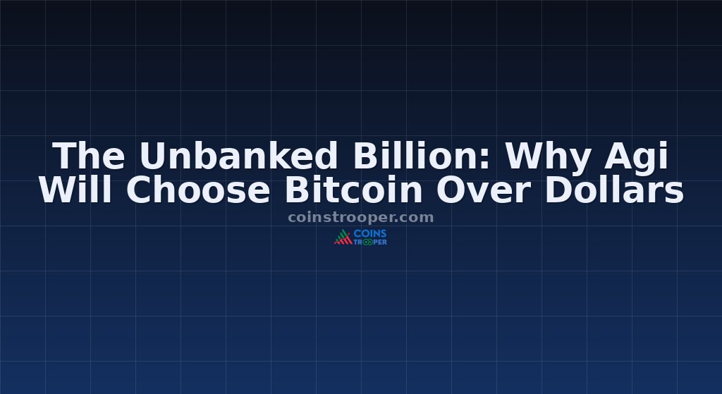 The Unbanked Billion: Why Agi Will Choose Bitcoin Over Dollars