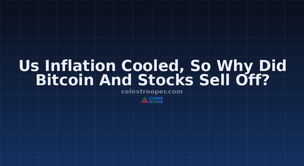 Us Inflation Cooled, So Why Did Bitcoin And Stocks Sell Off?