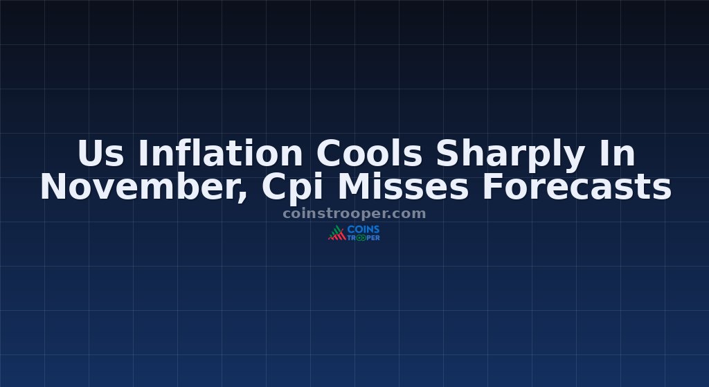 Us Inflation Cools Sharply In November, Cpi Misses Forecasts