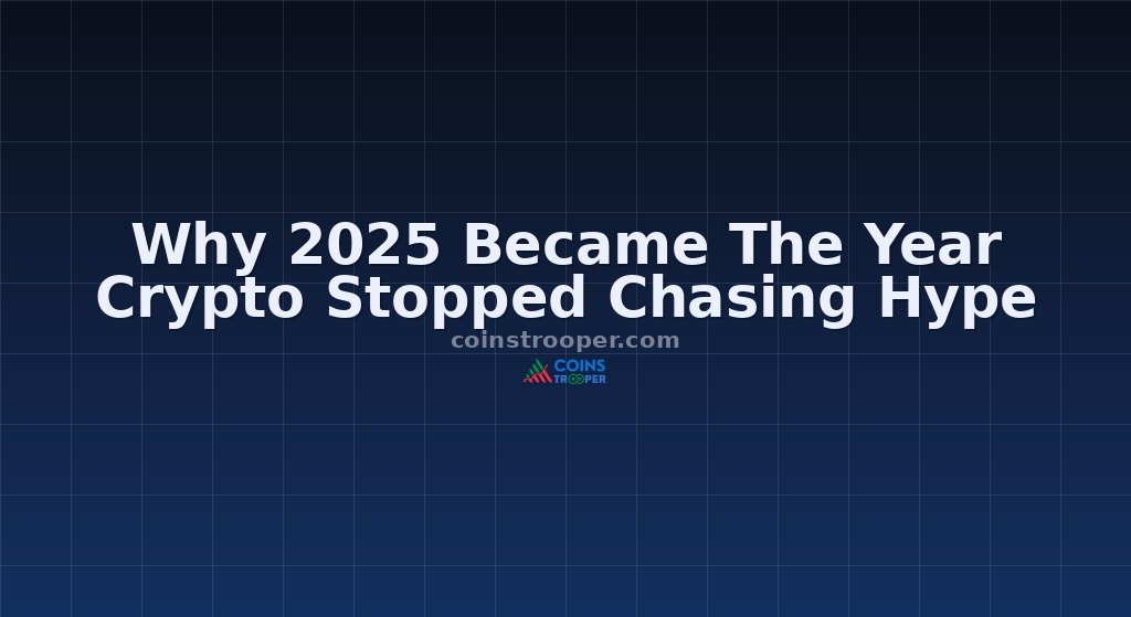 Why 2025 Became The Year Crypto Stopped Chasing Hype