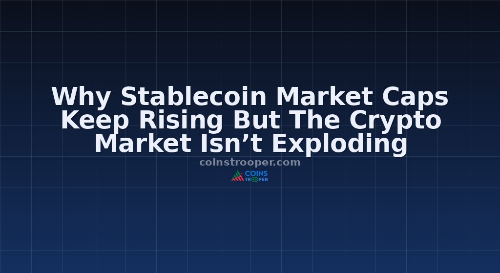Why Stablecoin Market Caps Keep Rising But The Crypto Market Isn’t Exploding