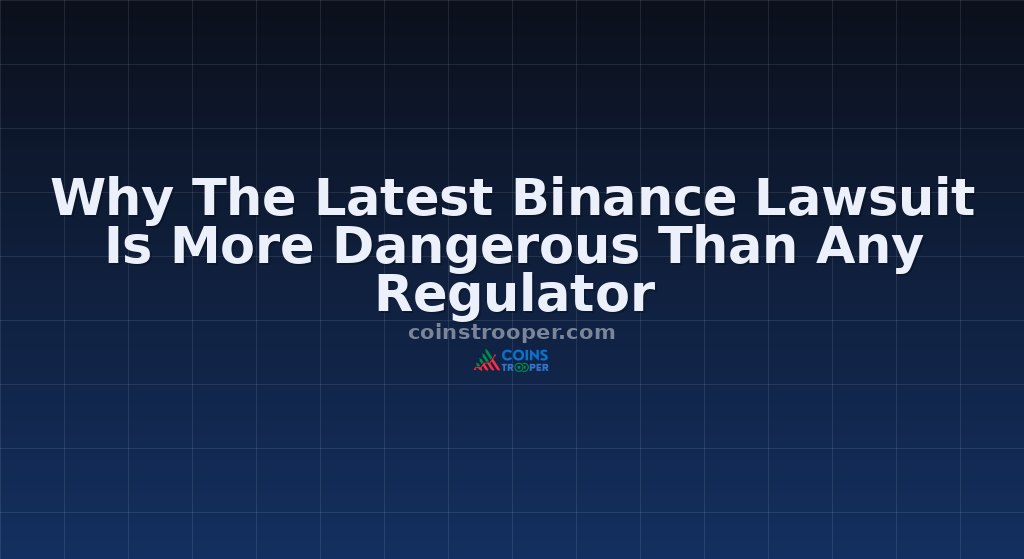 Why The Latest Binance Lawsuit Is More Dangerous Than Any Regulator