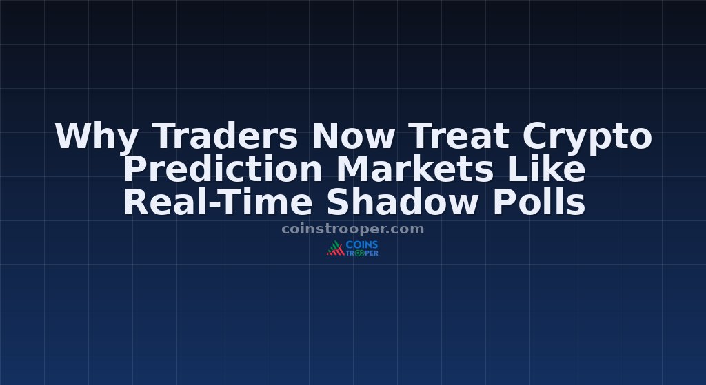 Why Traders Now Treat Crypto Prediction Markets Like Real-Time Shadow Polls