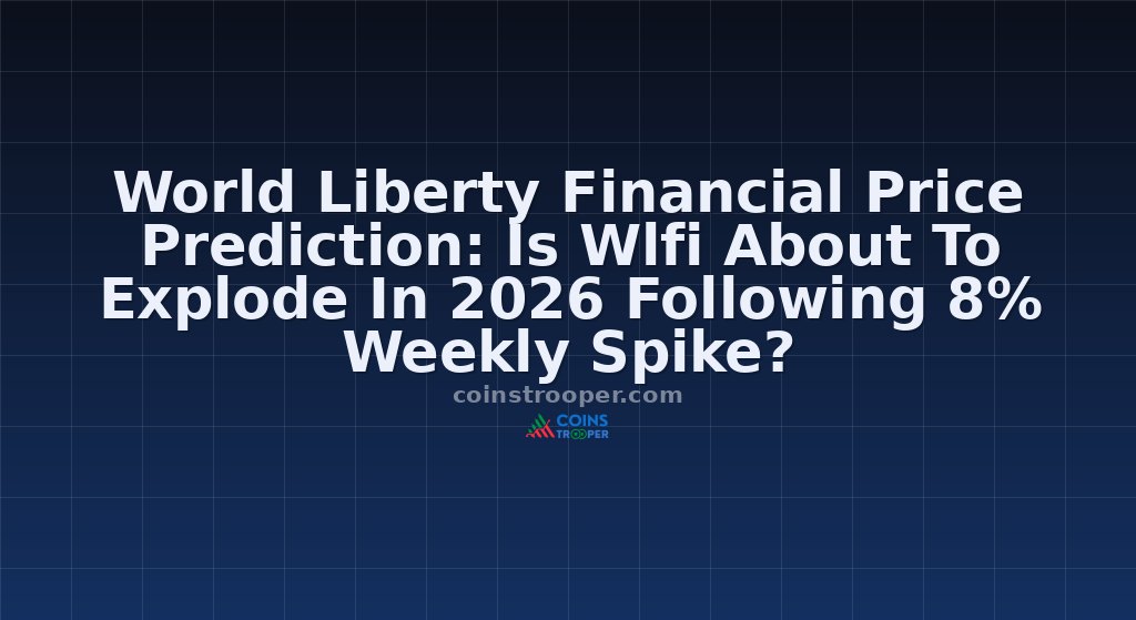 World Liberty Financial Price Prediction: Is Wlfi About To Explode In 2026 Following 8% Weekly Spike?