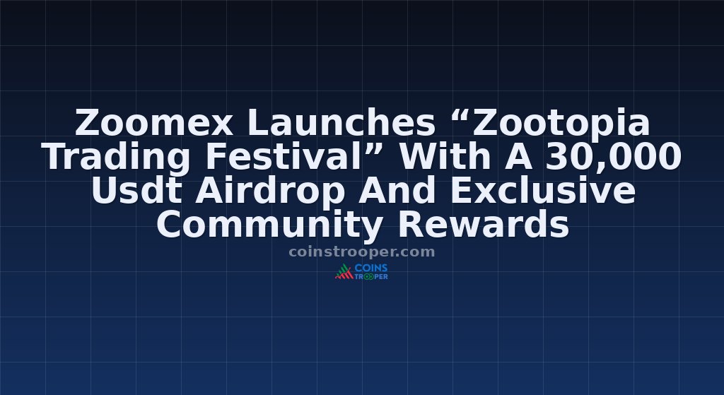 Zoomex Launches “Zootopia Trading Festival” With A 30,000 Usdt Airdrop And Exclusive Community Rewards