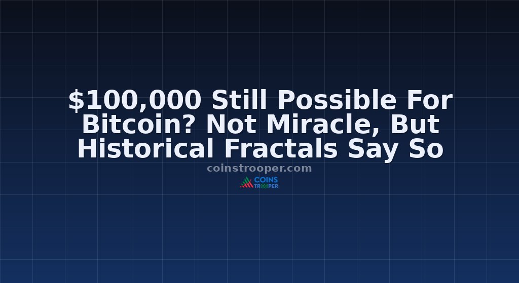 $100,000 Still Possible For Bitcoin? Not Miracle, But Historical Fractals Say So