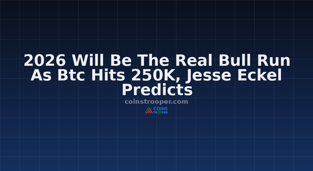 2026 Will Be The Real Bull Run As Btc Hits 250K, Jesse Eckel Predicts