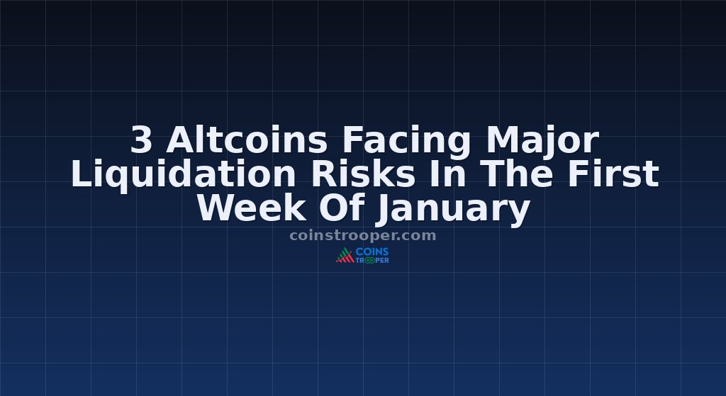 3 Altcoins Facing Major Liquidation Risks In The First Week Of January