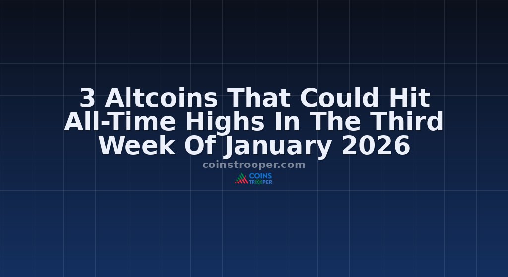 3 Altcoins That Could Hit All-Time Highs In The Third Week Of January 2026