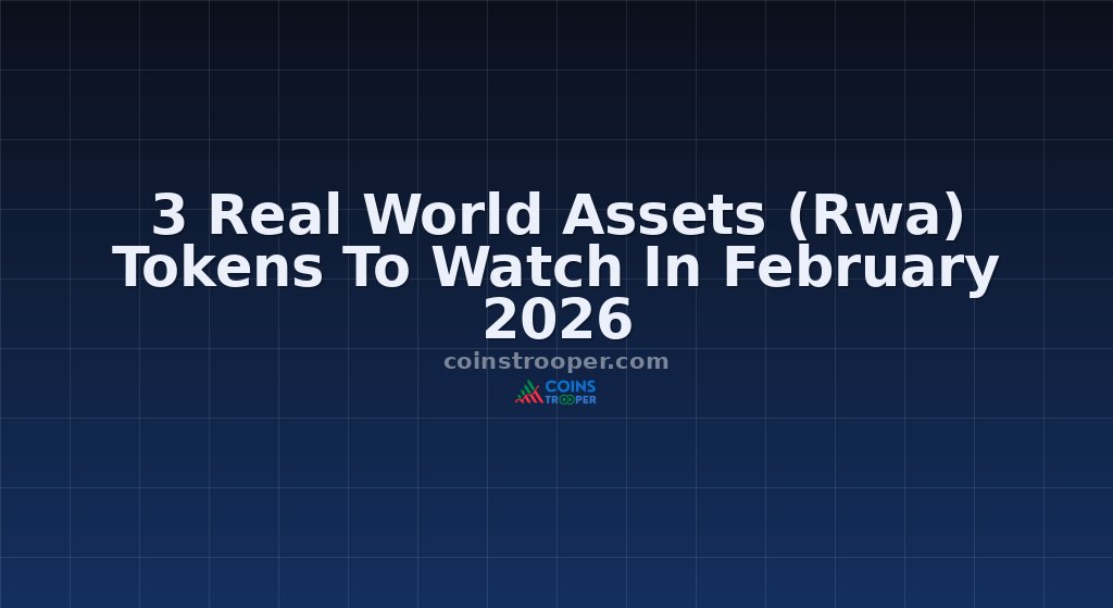 3 Real World Assets (Rwa) Tokens To Watch In February 2026
