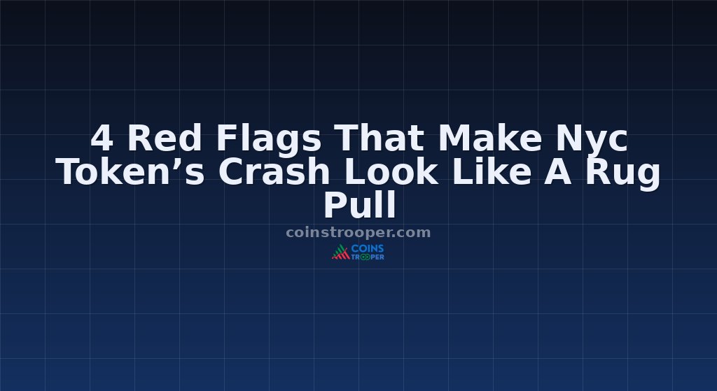 4 Red Flags That Make Nyc Token’s Crash Look Like A Rug Pull