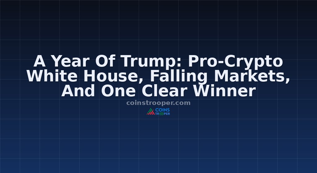 A Year Of Trump: Pro-Crypto White House, Falling Markets, And One Clear Winner