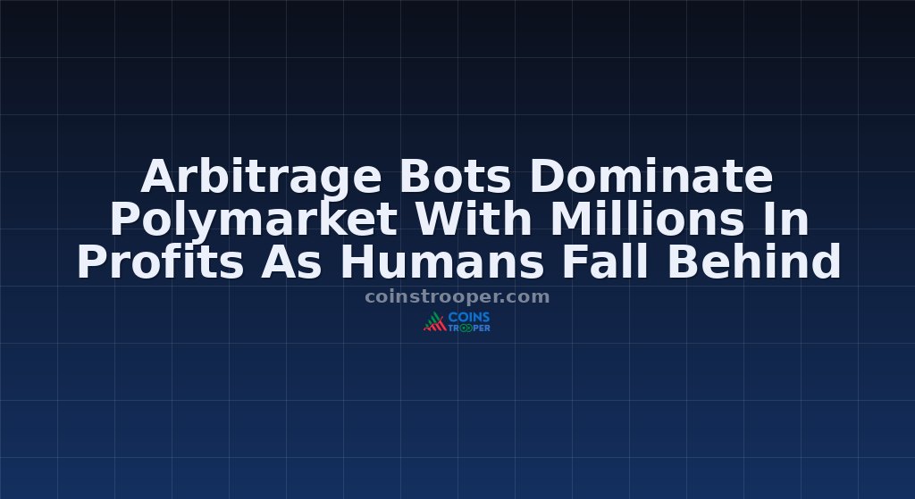 Arbitrage Bots Dominate Polymarket With Millions In Profits As Humans Fall Behind