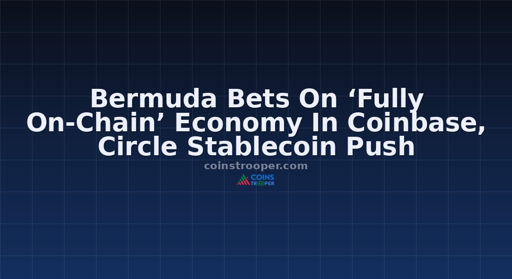 Bermuda Bets On ‘Fully On-Chain’ Economy In Coinbase, Circle Stablecoin Push