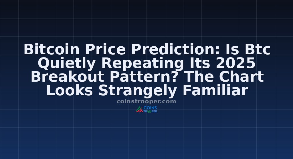 Bitcoin Price Prediction: Is Btc Quietly Repeating Its 2025 Breakout Pattern? The Chart Looks Strangely Familiar