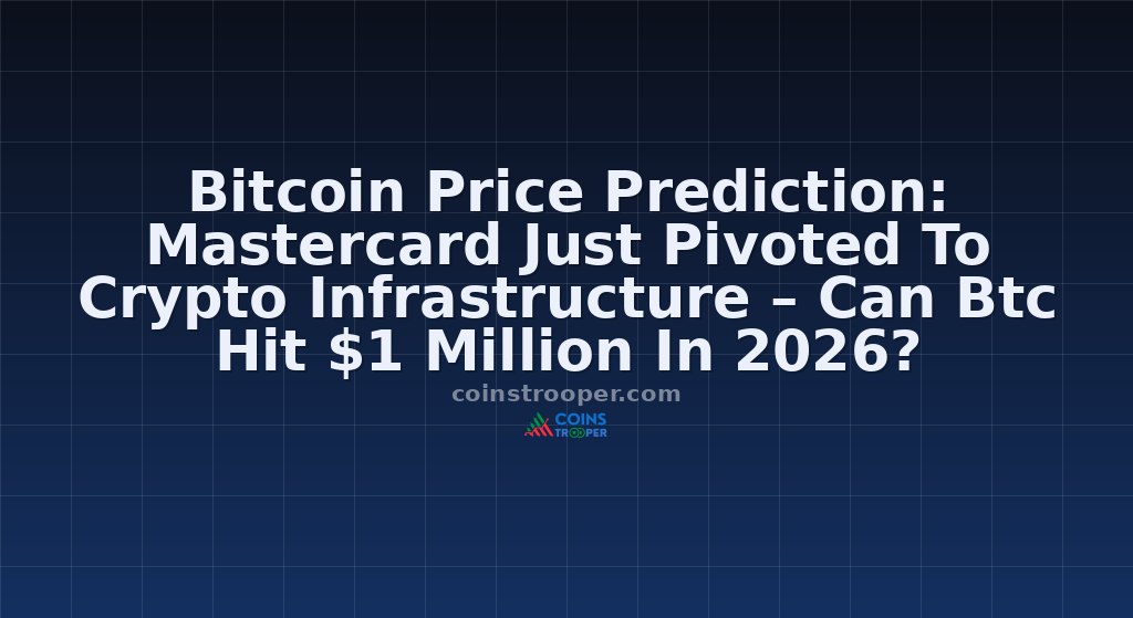Bitcoin Price Prediction: Mastercard Just Pivoted To Crypto Infrastructure – Can Btc Hit $1 Million In 2026?