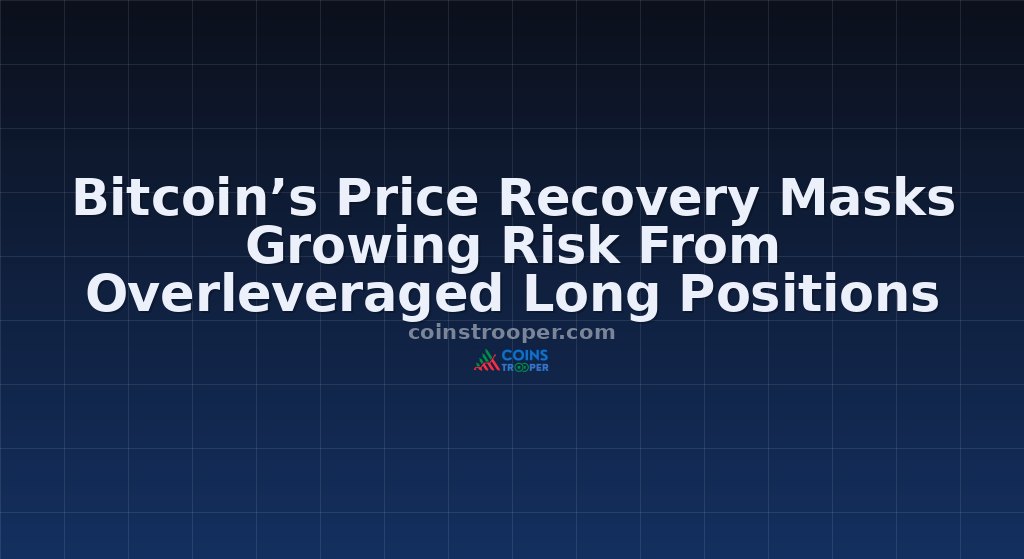 Bitcoin’s Price Recovery Masks Growing Risk From Overleveraged Long Positions