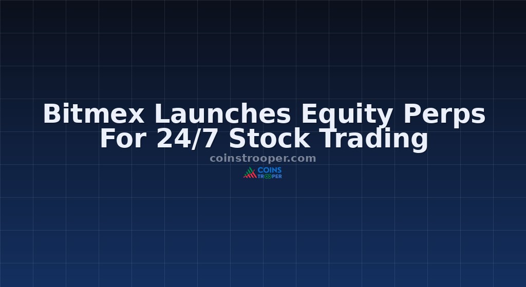 Bitmex Launches Equity Perps For 24/7 Stock Trading
