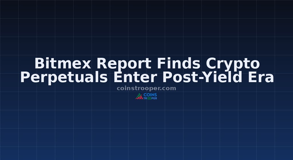 Bitmex Report Finds Crypto Perpetuals Enter Post-Yield Era