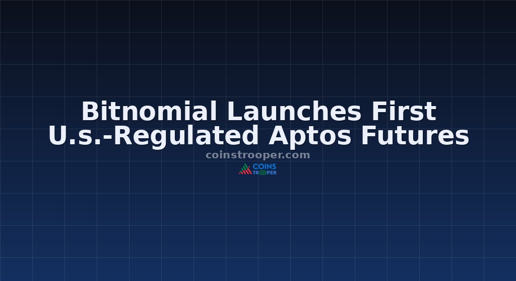 Bitnomial Launches First U.s.-Regulated Aptos Futures