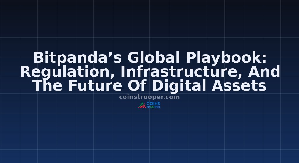 Bitpanda’s Global Playbook: Regulation, Infrastructure, And The Future Of Digital Assets