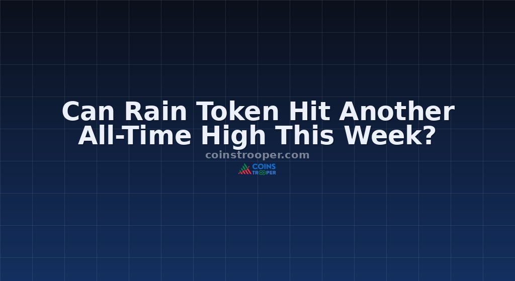 Can Rain Token Hit Another All-Time High This Week?