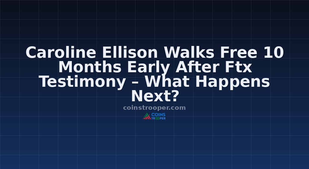 Caroline Ellison Walks Free 10 Months Early After Ftx Testimony – What Happens Next?