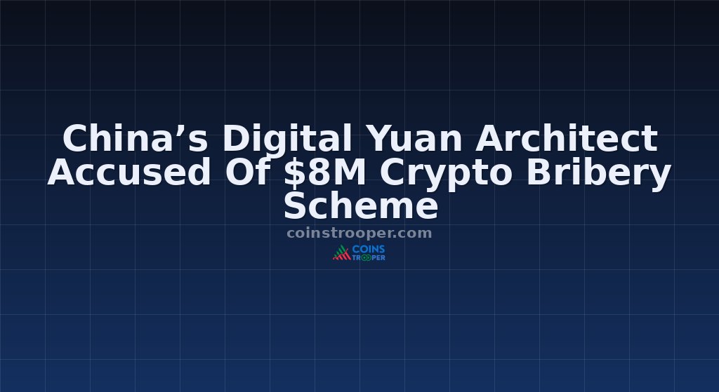 China’s Digital Yuan Architect Accused Of $8M Crypto Bribery Scheme