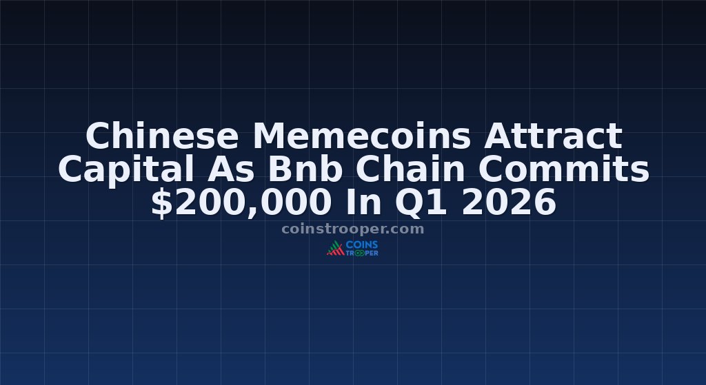 Chinese Memecoins Attract Capital As Bnb Chain Commits $200,000 In Q1 2026