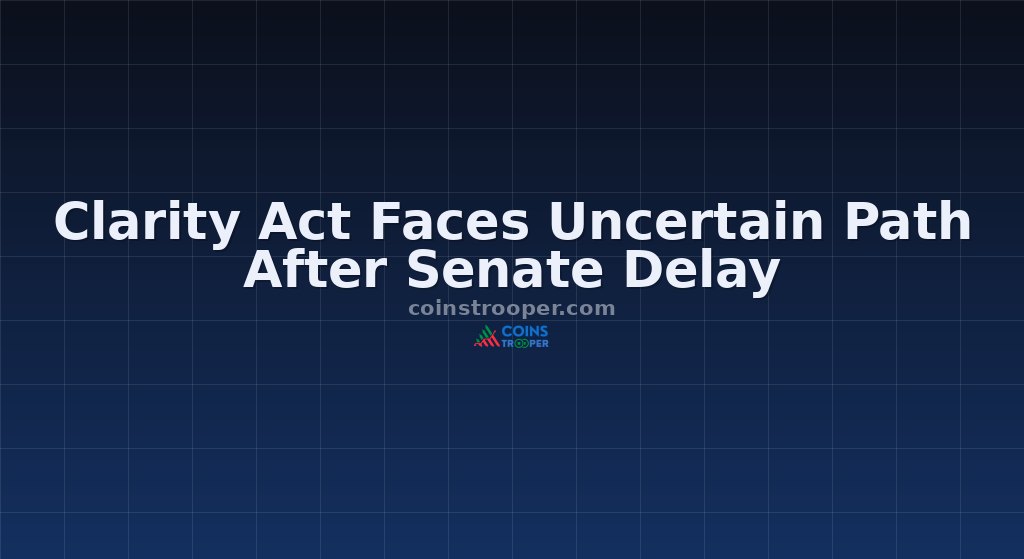 Clarity Act Faces Uncertain Path After Senate Delay