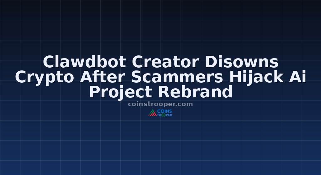 Clawdbot Creator Disowns Crypto After Scammers Hijack Ai Project Rebrand
