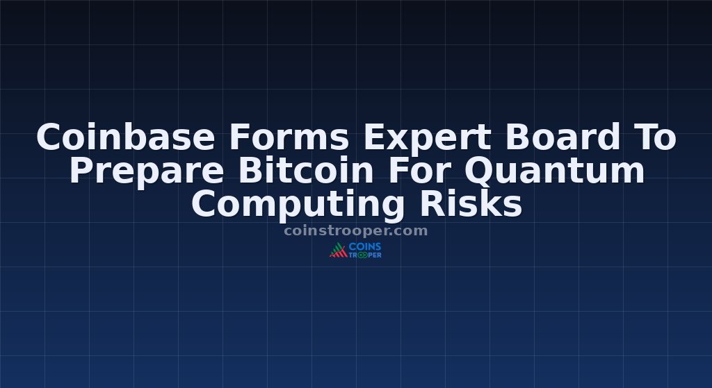 Coinbase Forms Expert Board To Prepare Bitcoin For Quantum Computing Risks