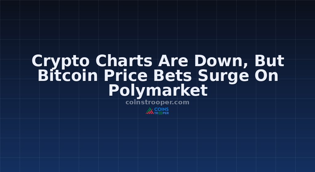 Crypto Charts Are Down, But Bitcoin Price Bets Surge On Polymarket