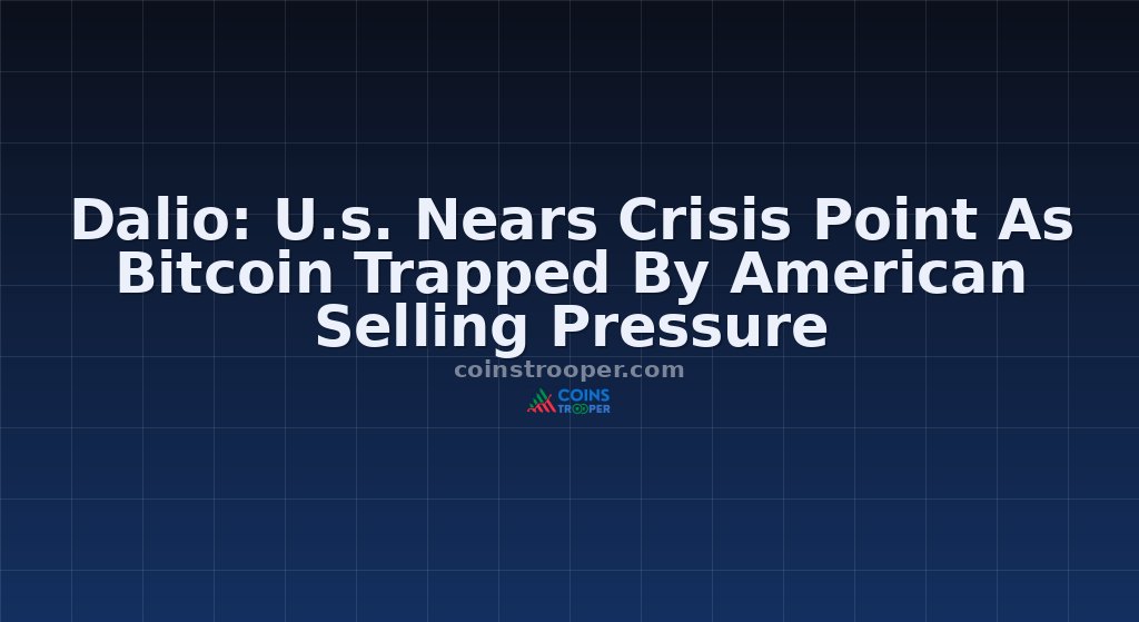 Dalio: U.s. Nears Crisis Point As Bitcoin Trapped By American Selling Pressure