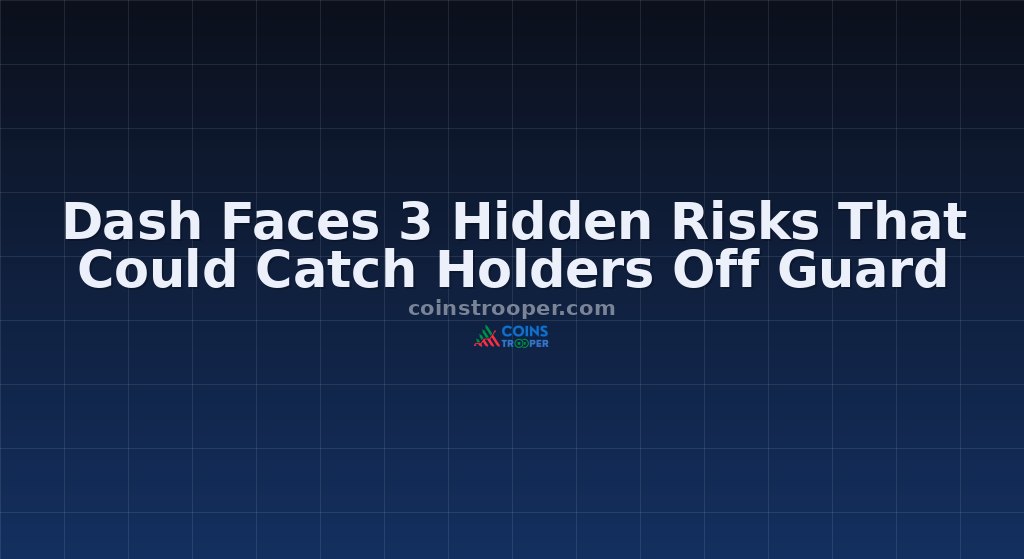 Dash Faces 3 Hidden Risks That Could Catch Holders Off Guard