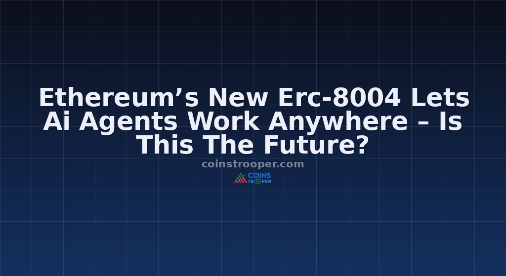 Ethereum’s New Erc-8004 Lets Ai Agents Work Anywhere – Is This The Future?