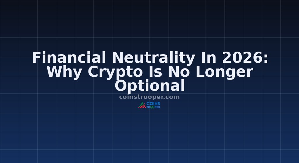 Financial Neutrality In 2026: Why Crypto Is No Longer Optional