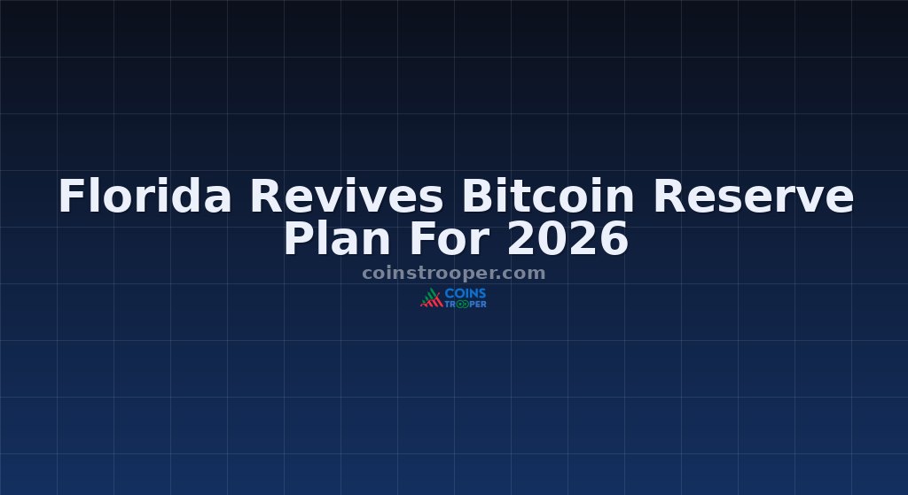 Florida Revives Bitcoin Reserve Plan For 2026