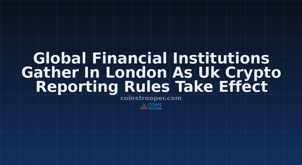 Global Financial Institutions Gather In London As Uk Crypto Reporting Rules Take Effect