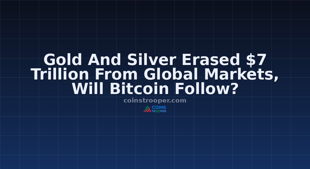 Gold And Silver Erased $7 Trillion From Global Markets, Will Bitcoin Follow?