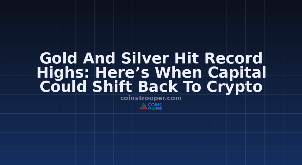 Gold And Silver Hit Record Highs: Here’s When Capital Could Shift Back To Crypto