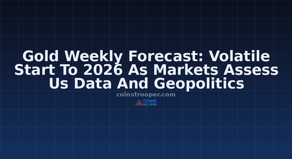 Gold Weekly Forecast: Volatile Start To 2026 As Markets Assess Us Data And Geopolitics