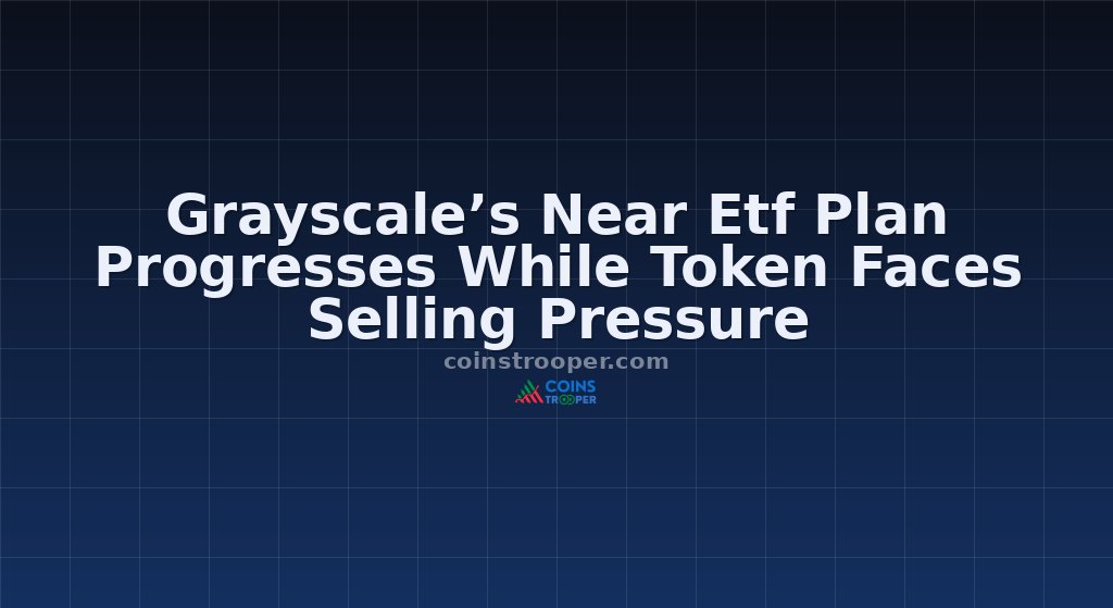 Grayscale’s Near Etf Plan Progresses While Token Faces Selling Pressure