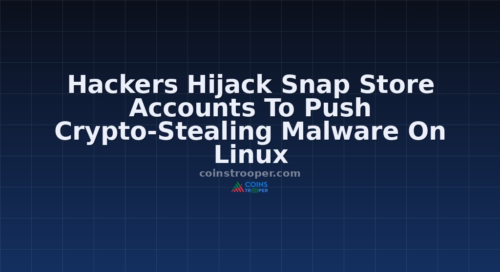 Hackers Hijack Snap Store Accounts To Push Crypto-Stealing Malware On Linux