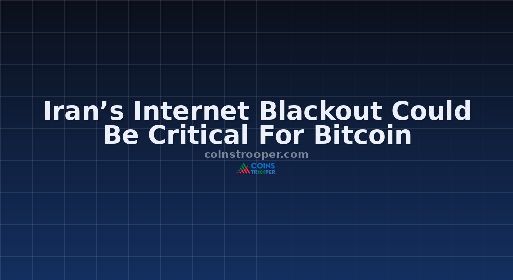 Iran’s Internet Blackout Could Be Critical For Bitcoin