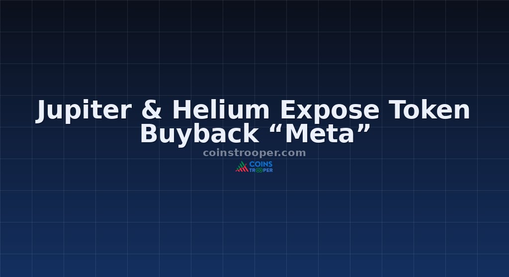 Jupiter & Helium Expose Token Buyback “Meta”