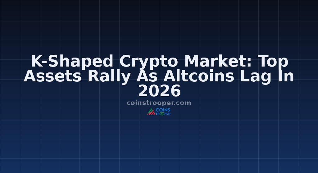 K-Shaped Crypto Market: Top Assets Rally As Altcoins Lag In 2026