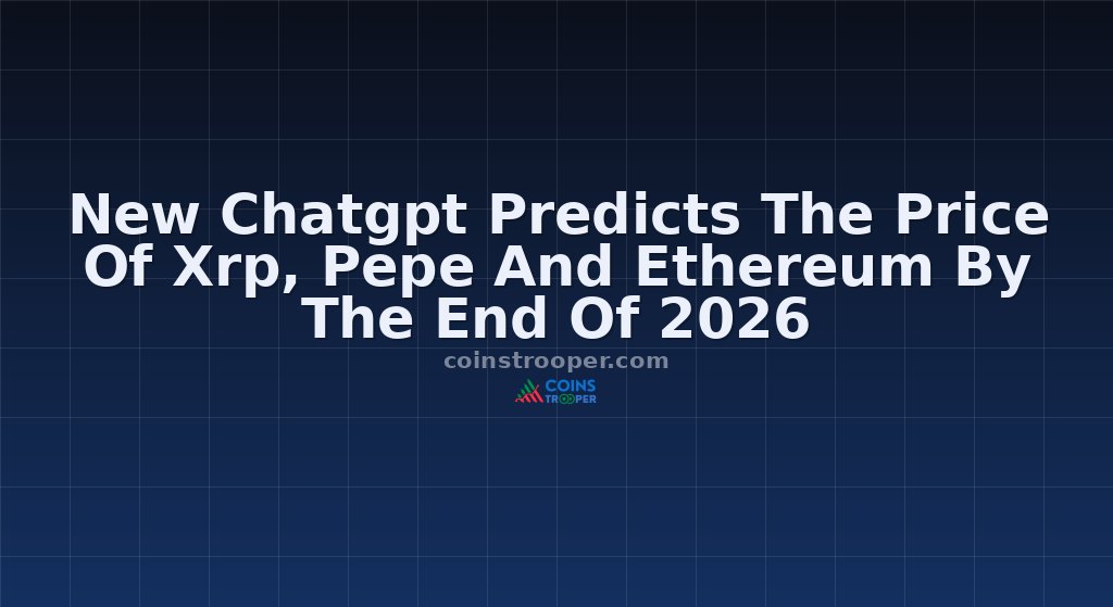 New Chatgpt Predicts The Price Of Xrp, Pepe And Ethereum By The End Of 2026
