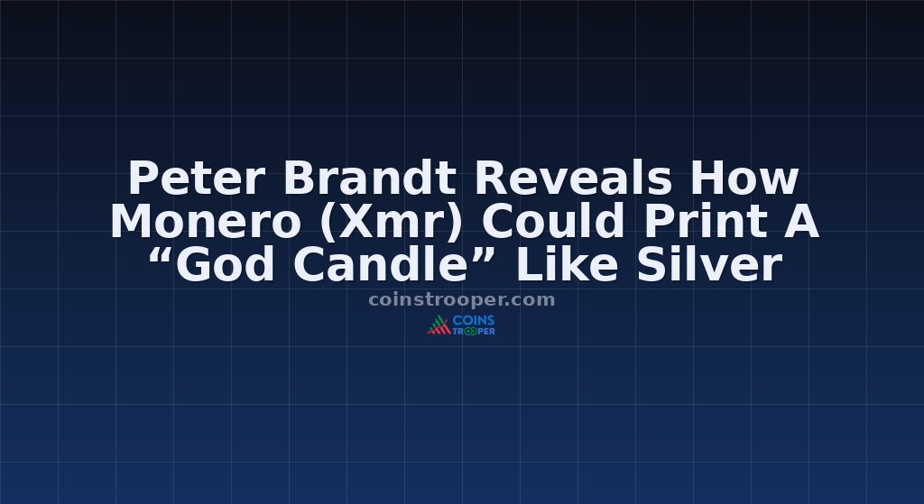 Peter Brandt Reveals How Monero (Xmr) Could Print A “God Candle” Like Silver